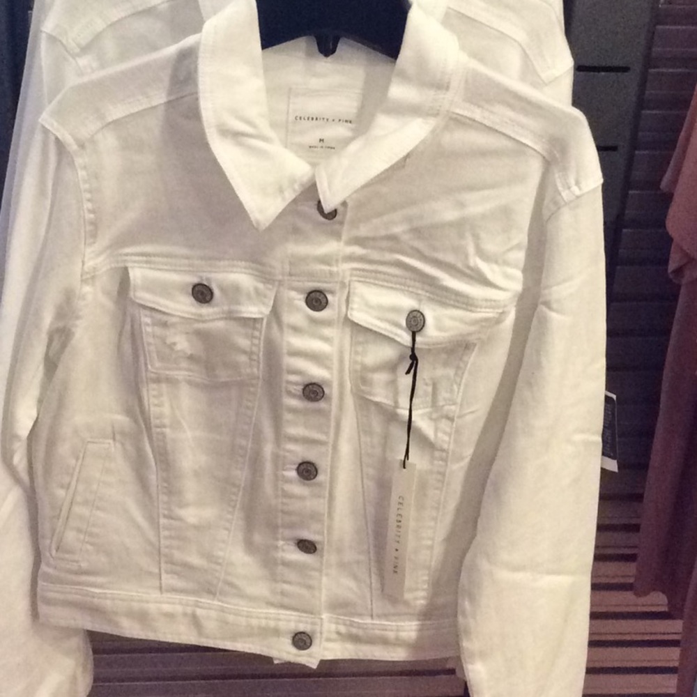 Celebrity Pink white jean jacket